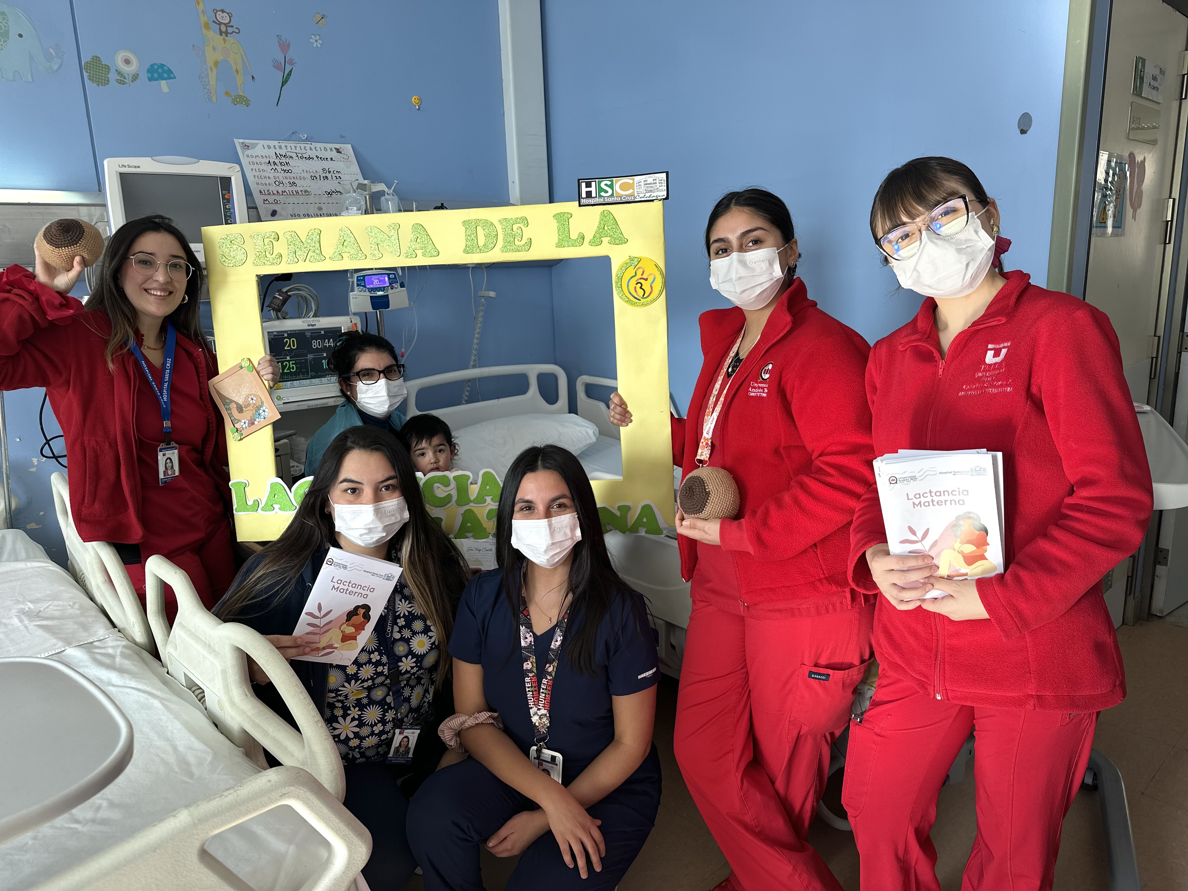 Hospital de Santa Cruz conmemora Semana Mundial con foco en el apoyo a las familias